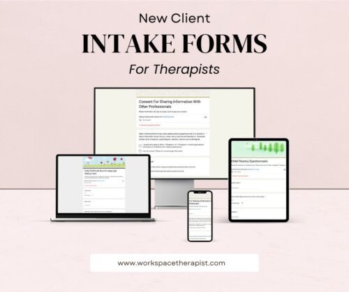 Intake Forms for Therapists and Counselors
