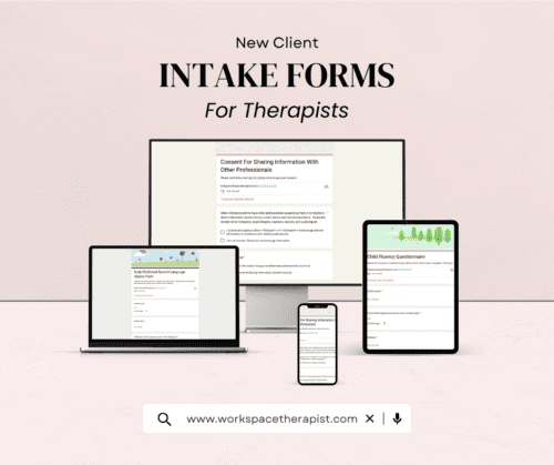 Patient intake forms for therapists with Google Workspace