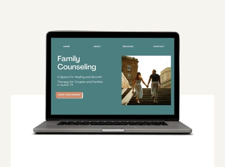 Website for Therapist Counseling Practice
